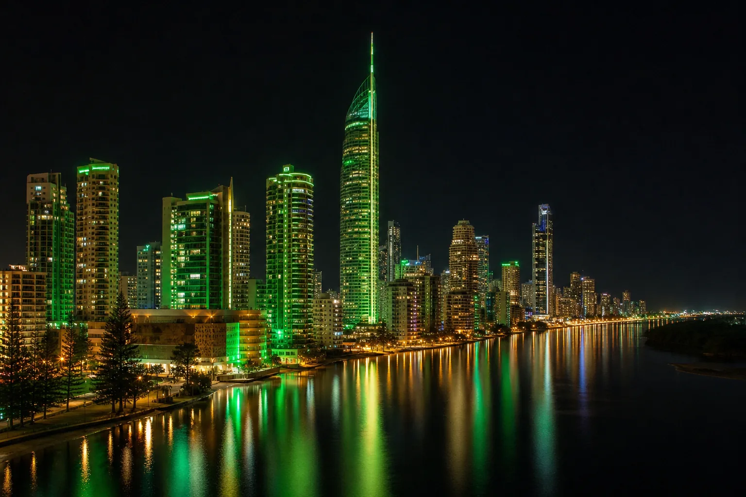 Editorial city guide graphic for Fair Go Casino readers in Gold Coast, QLD