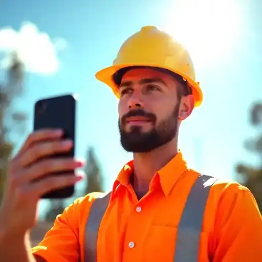 Tradie playing mobile casino games